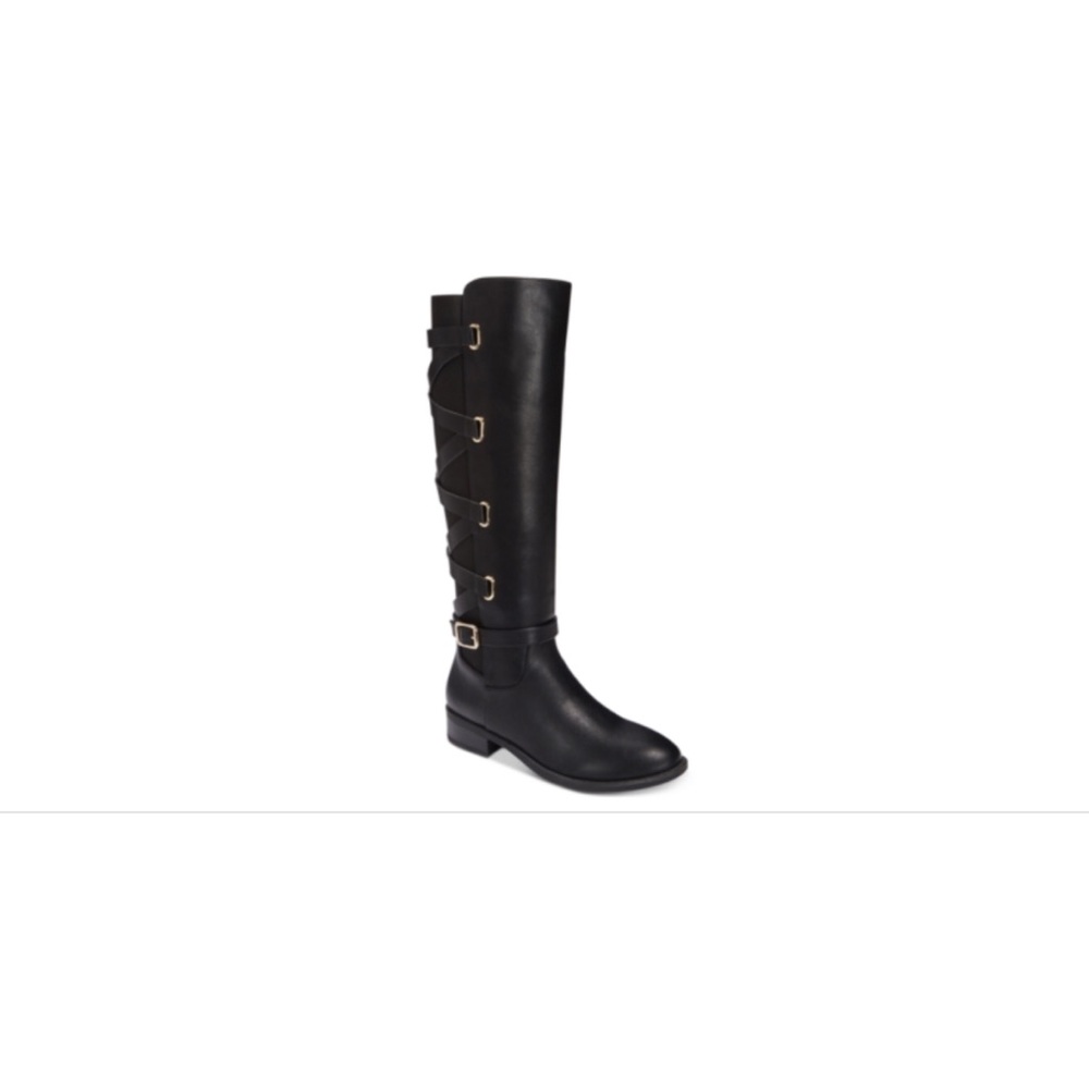 Thalia Sod Veronika Wide Calf Riding Boots, Black